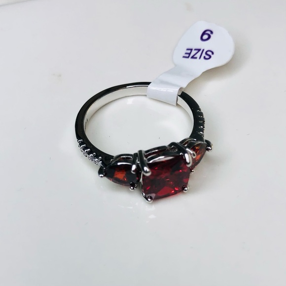 Ring Bomb Triple Ruby Ring - Picture 5 of 5